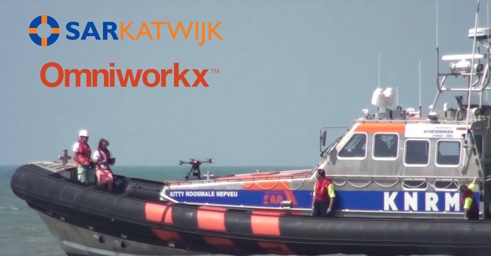 Demonstratie inzet drone bij het opsporen van drenkelingen tijdens SAR Katwijk