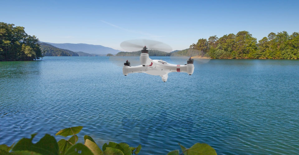 Watermonsters verzamelen met drones