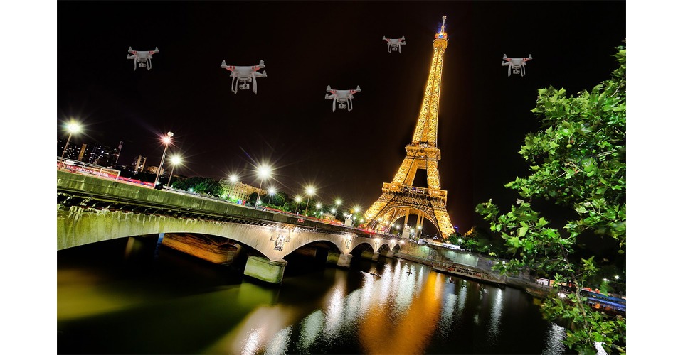 Vijf drones gespot boven Parijs en Amerikaanse Ambassade