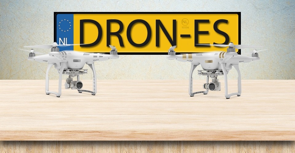 Drones moeten uitgerust worden met 'kentekenplaten'