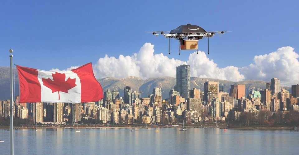 Amazon test bezorgdrones in Canada