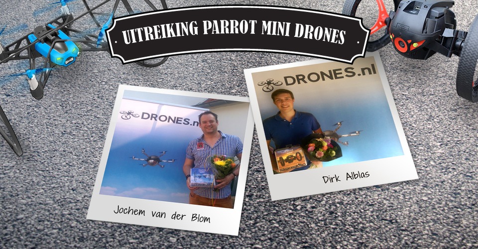 Uitreiking Parrot Mini Drones