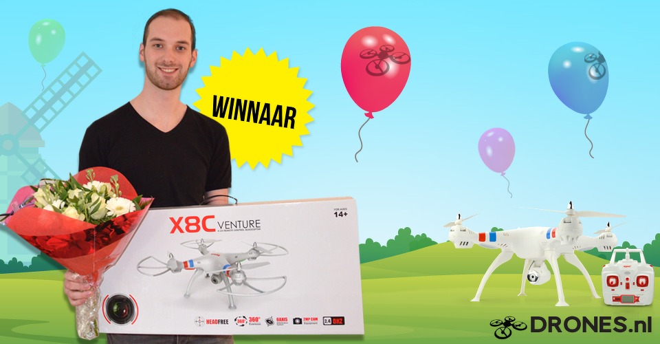 Uitreiking winactie december 2015: Syma X8C