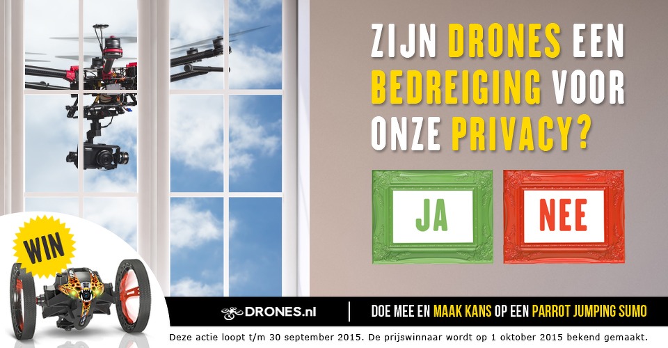 Zijn drones een bedreiging voor onze privacy?