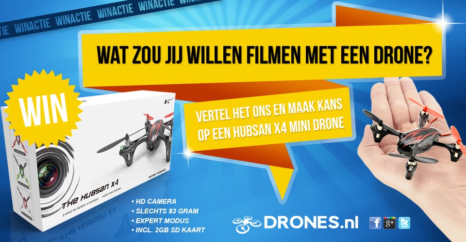 Win een Hubsan X4 mini drone!