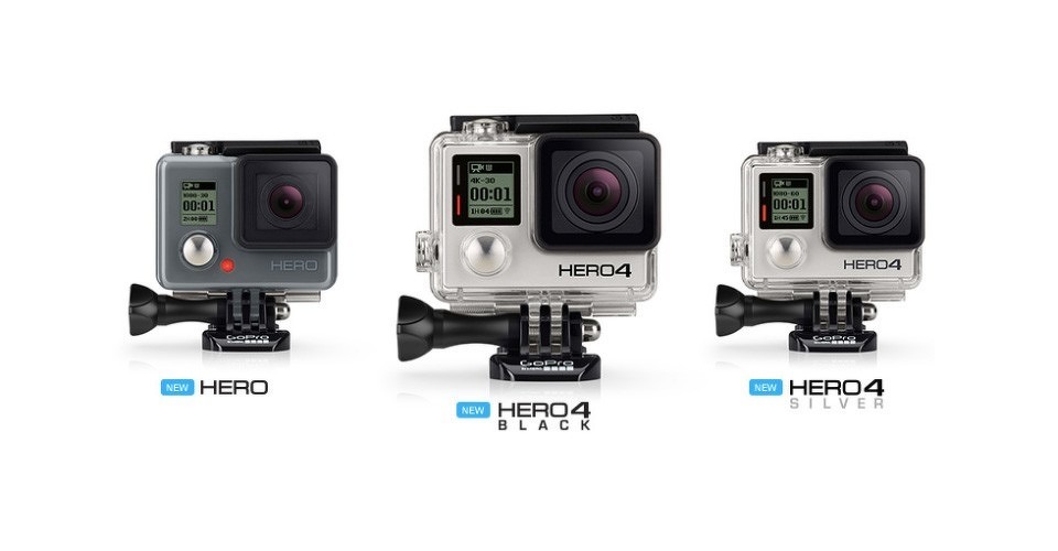 GoPro kondigt nieuwe serie HERO4 action cams aan