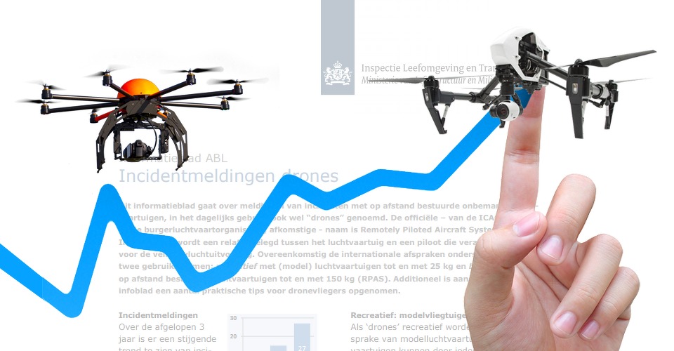 ILT rapporteert toename drone incidenten