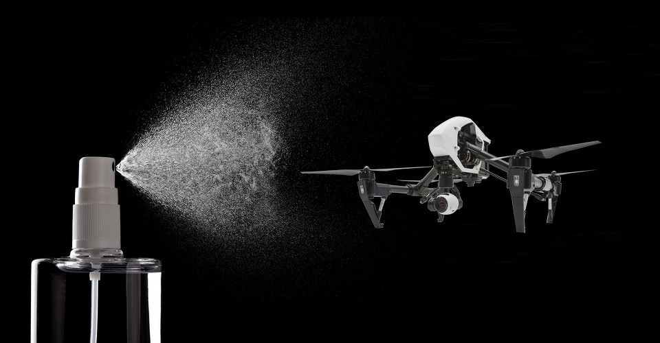 Speciale spray maakt drones waterproof