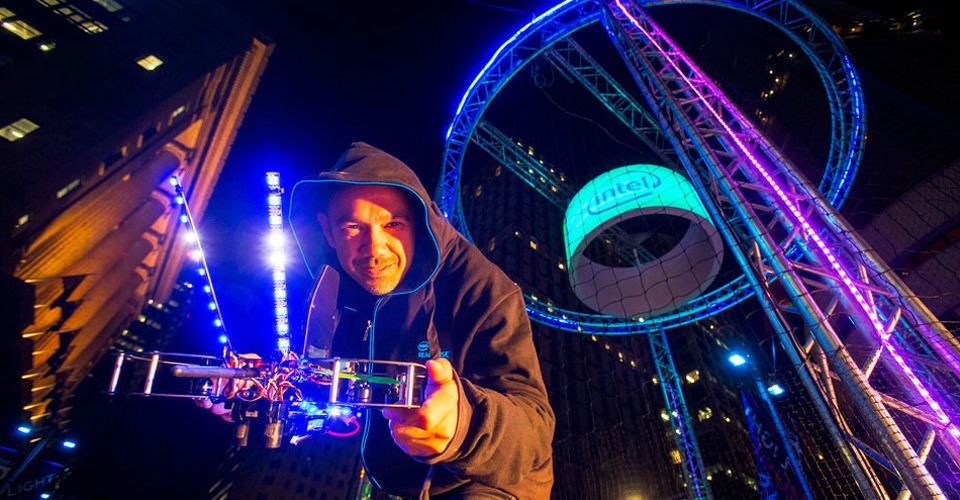 Intel realiseert drone-spel op lichtfestival Sydney