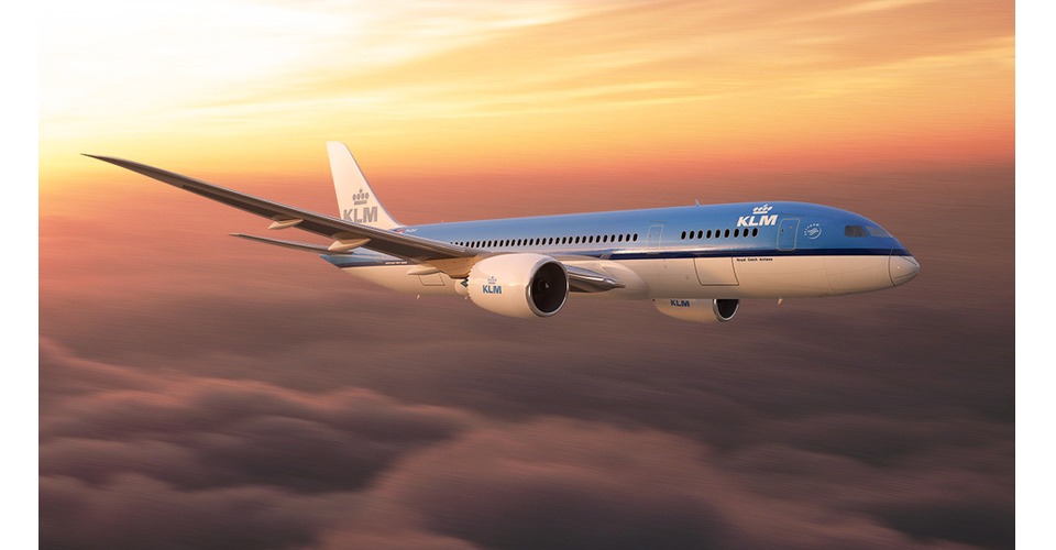 Onderhoud KLM-toestel met drones