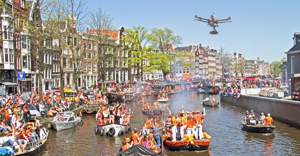 Koningsdag 2015 drone video's