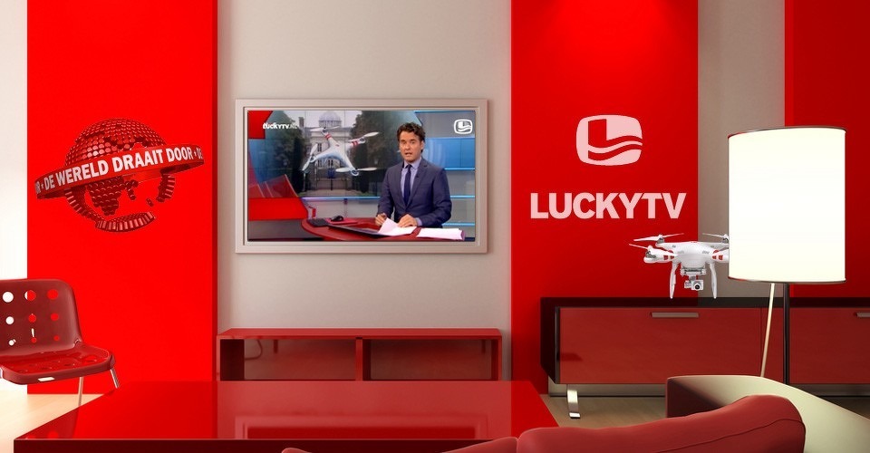 Lucky TV grapt over drone van Willem-Alexander