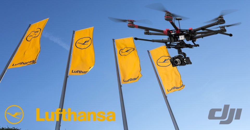 Samenwerking DJI en Lufthansa