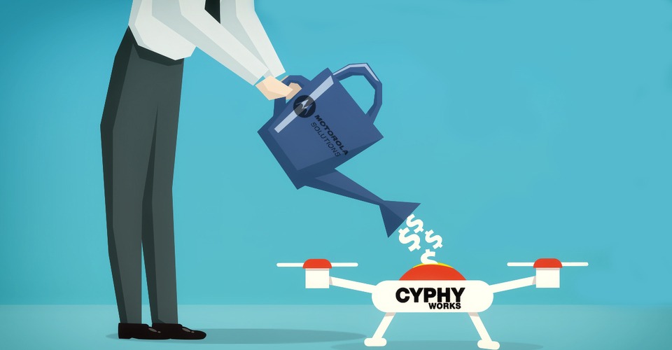 Motorola investeert in drone maker CyPhy Works