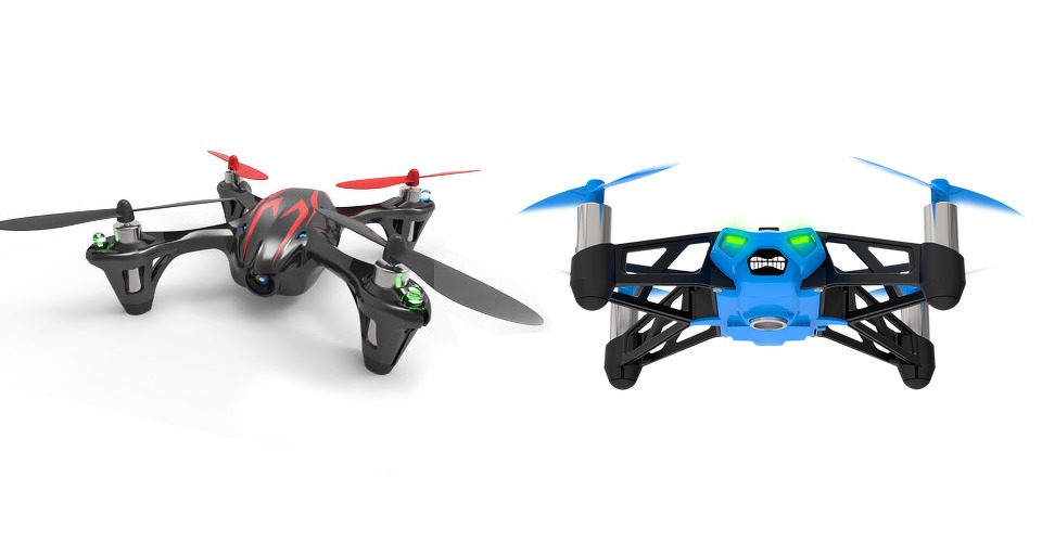 Twee drones onder de 100 euro: Parrot Rolling Spider vs Hubsan X4