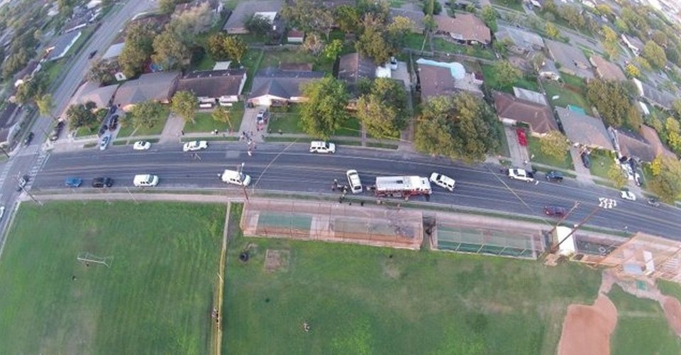 Politie Texas gebruikt drone voor onderzoek plaats delict