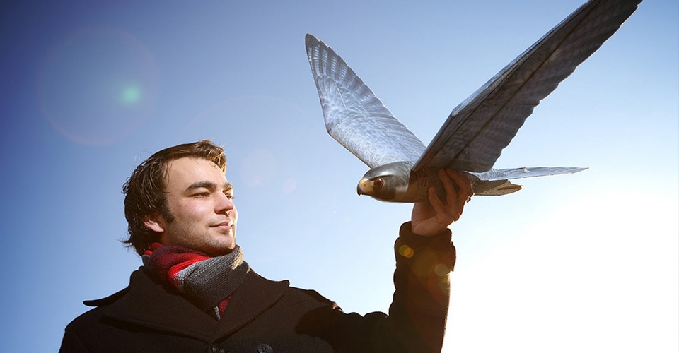 Nederlander ontwikkelt vliegende robotvogels