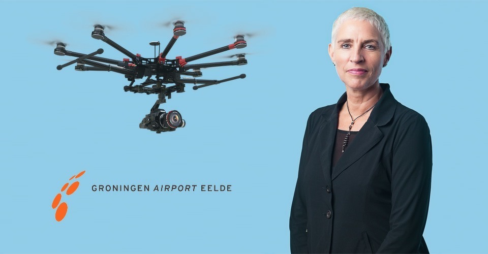 Wilma Mansveld ziet Groningen Airport Eelde als goede testlocatie voor drones