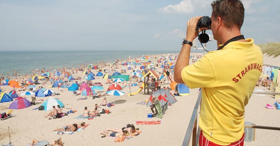 Drone test op strand Domburg