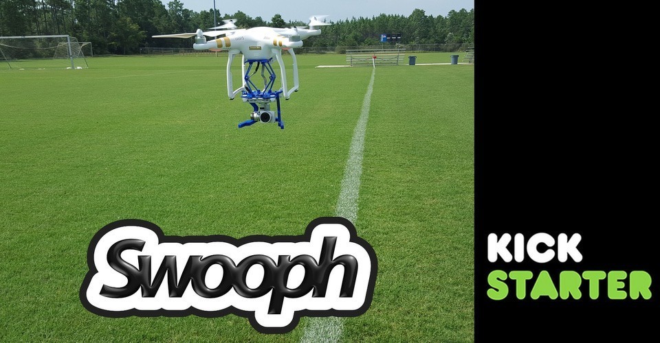 Camera verlengstuk 'Swooph' voor DJI Phantom drones op Kickstarter
