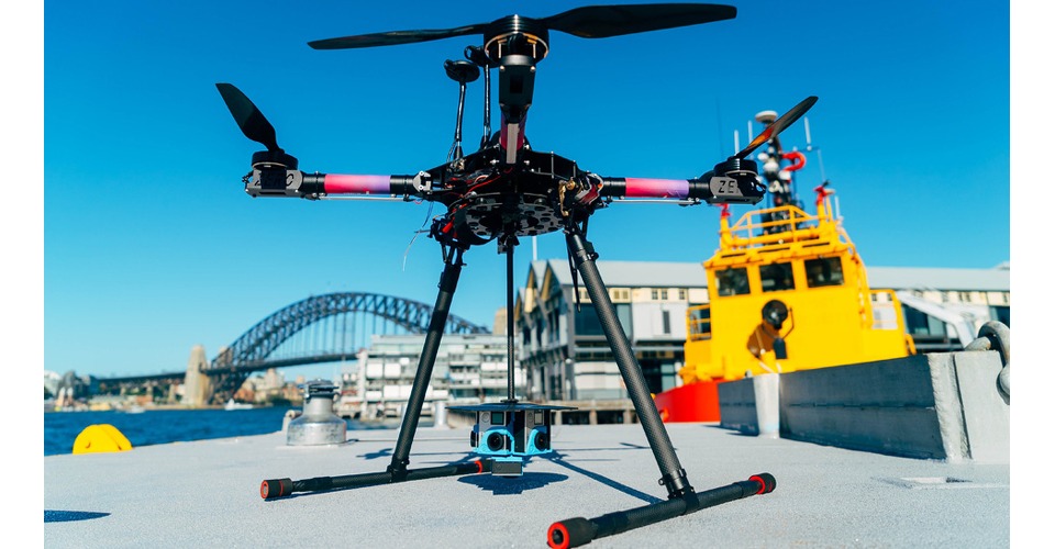 Wereldwijde drone live stream van vuurwerkshow in Sidney, Australië