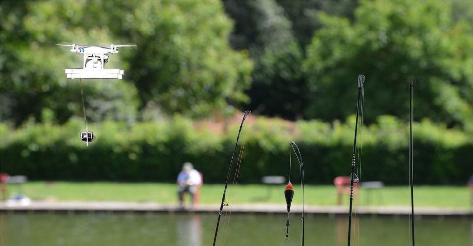 Een drone speciaal voor de luie visser