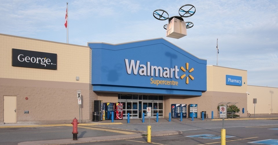 Amerikaanse supermarktketen Walmart wil drones inzetten