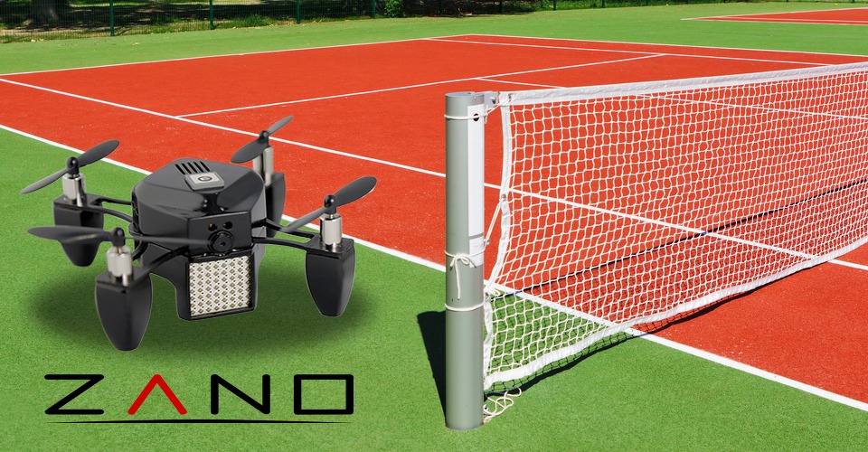 Tennissen met de ZANO drone