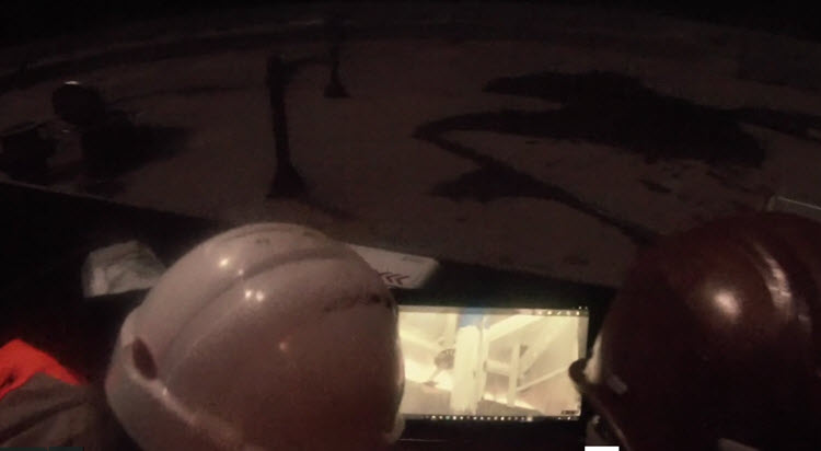 Eerste olietanker inspectie met drone in Rotterdam