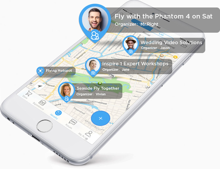Nieuwe update van DJI+ Discover app