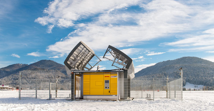 Evolutie van de DHL Parcelcopter