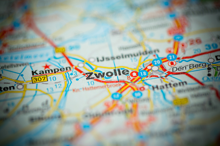 'Ruimte voor de Rivier' bij Zwolle gefilmd met DJI Inspire 1 