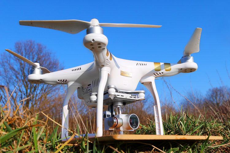 Balen persen gefilmd met DJI Phantom 3 Professional drone