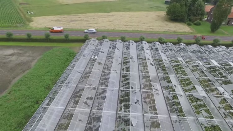 Herstelwerkzaamheden na noodweer in Luykgestel en Someren gefilmd met drone