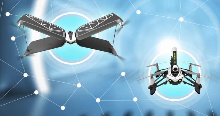 Parrot introduceert binnenkort mogelijk 2 nieuwe Minidrones én compact-skycontroller