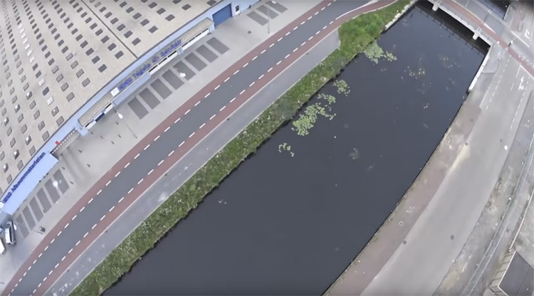 Drone verdronken na inspectie schoorsteen