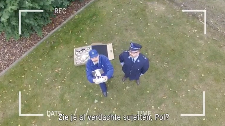Zo zoekt de Belgische politie met drones naar migranten