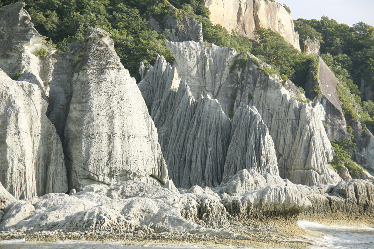 Hotokegaura in Japan gefilmd met drone