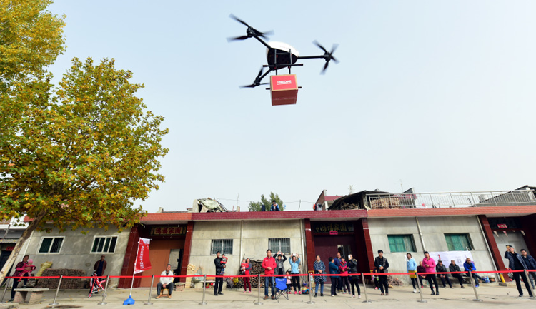 JD.com begint dronebezorgingservice in China