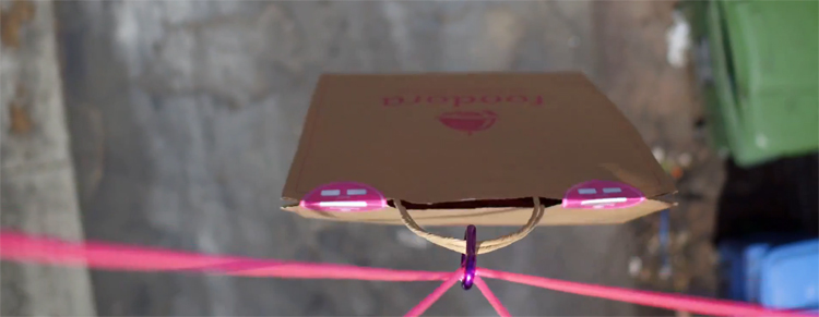 Foodora bezorgt portie nachos per drone