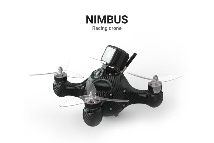 Nimbus racing drone te koop op Indiegogo