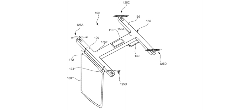 Google vraagt nieuw patent aan voor kantoordrone