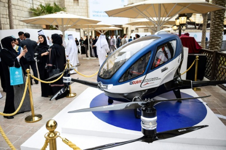 Ehang 184 wordt vliegende taxi in Dubai