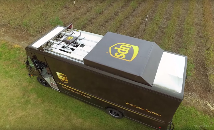 UPS bezorgt eerste pakket met behulp van drone