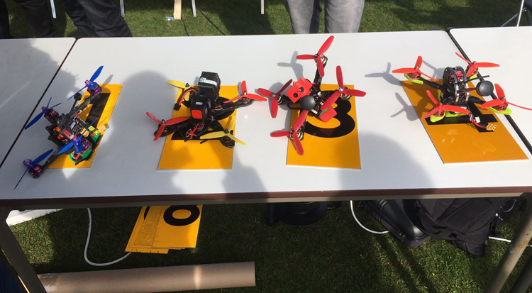 Eerste NK Drone Race trainingsdag groot succes