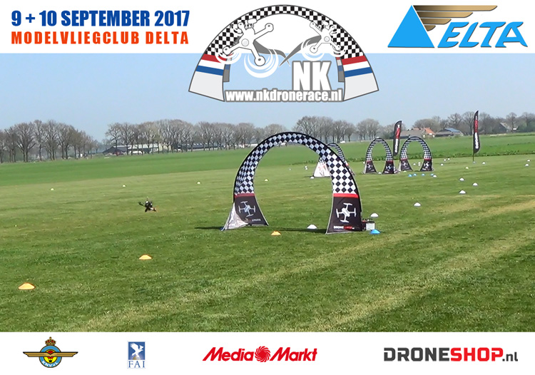 Finale NK Drone Race op 9 en 10 september 2017