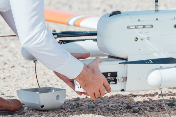 Recordafstand medisch drone transport behaald in Arizona woestijn