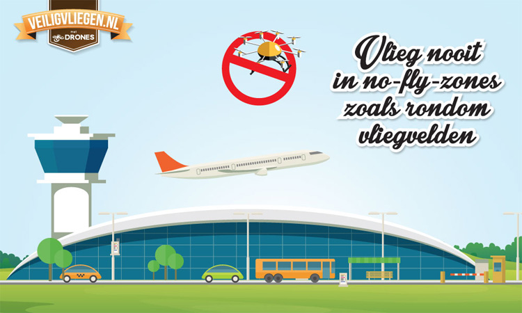 Dronevlieger bij Schiphol opgepakt