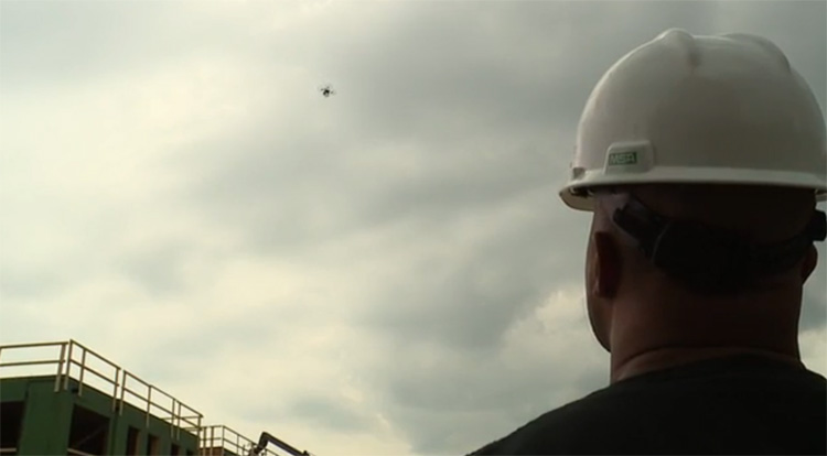 Amerikaans bedrijf zet drones in om hulpdiensten Houston te ondersteunen