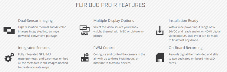 FLIR presenteert DUO Pro R multi spectrale camera